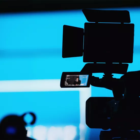 Camera recording speaker